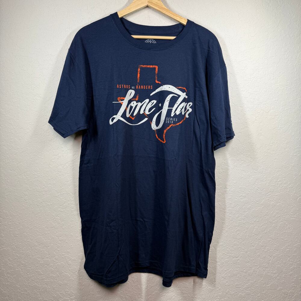 Men's Houston Astros Lone Star Series T-Shirt‎ 2018 Size XL NEW